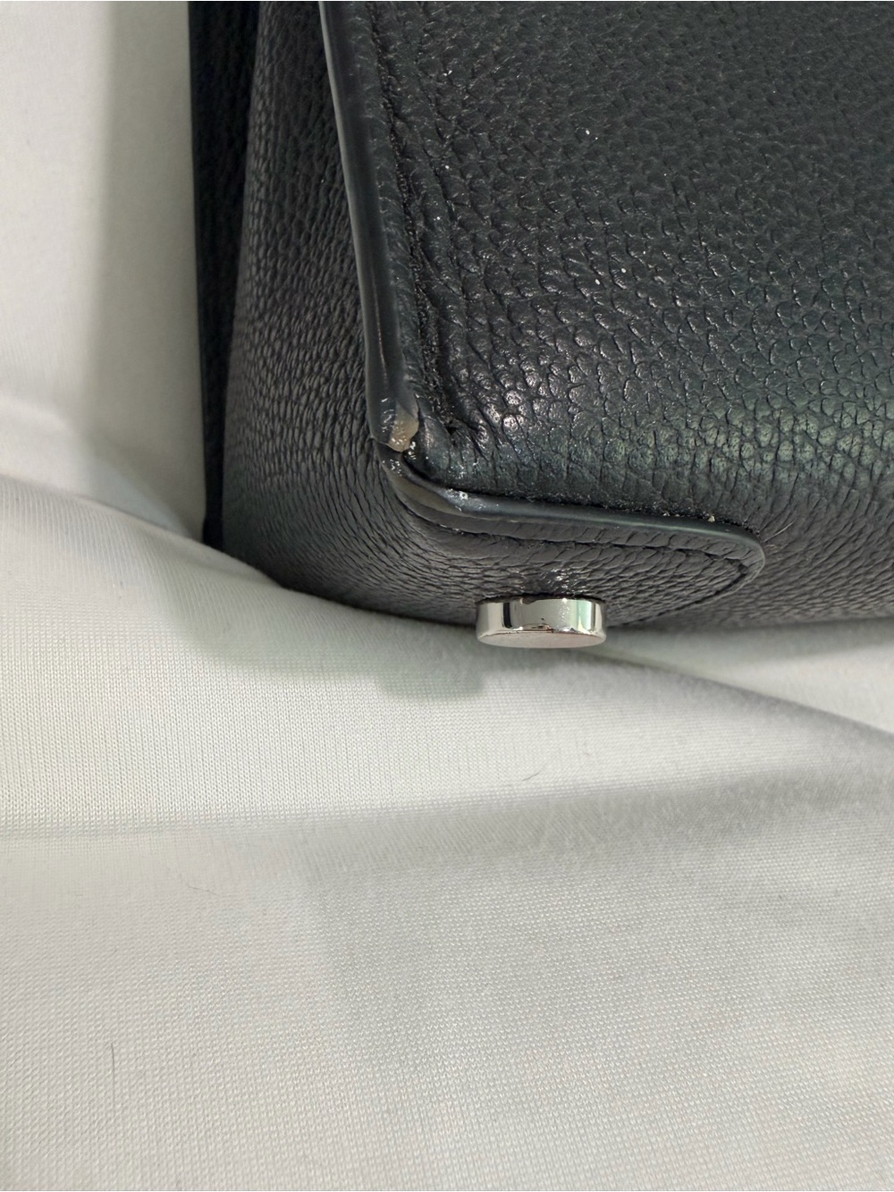 Michael Kors Black Pebbled Leather Satchel with Top Handles - Picture 2 of 10